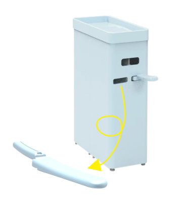  隨身物品分流/安檢應急供電系統
